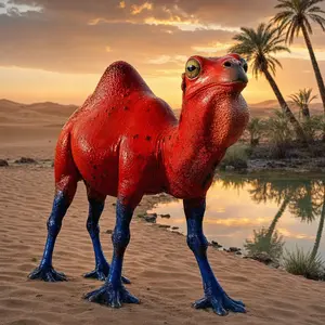 Camel + Strawberry frog